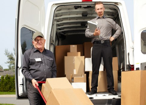 Organised office move delivery and setup for a Putney business