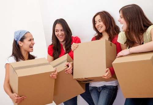 Local removal team handling a move in southwest London