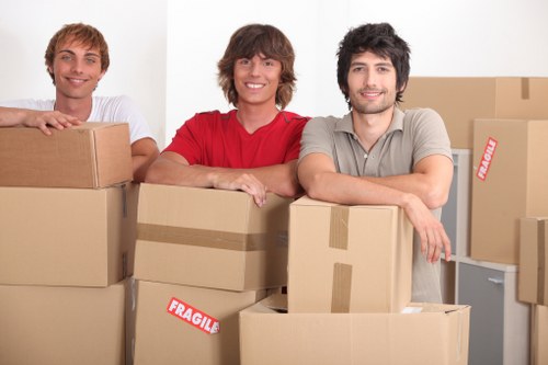 Furniture pick-up team ready for a collection in Putney