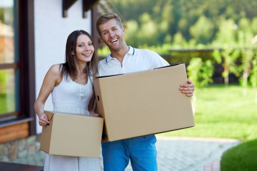 Furniture loading for removal services in Putney