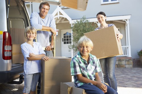 Waste removal items being prepared for lawful disposal