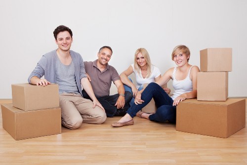Removal team helping with a Putney home or office move